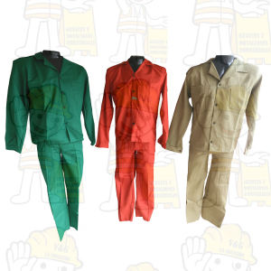 Overol 2 Piezas Dril Twill